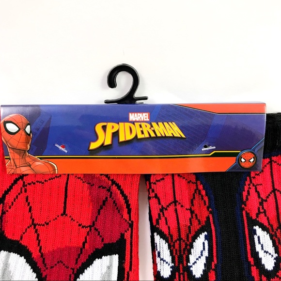 New Mens Marvel The Avengers Spider-Man Socks 6-12 - Picture 2 of 5